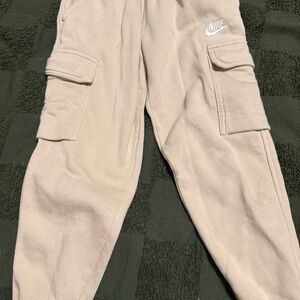 Nike Kids Beige Cargo Joggers